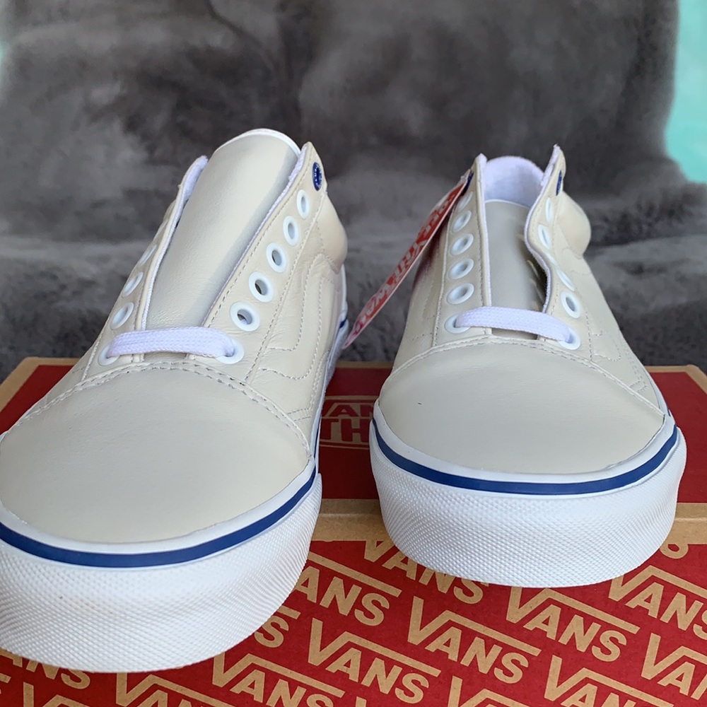 VANS OLD SKOOL BUTTER LEATHER True White/WMNS - Picture 10 of 16